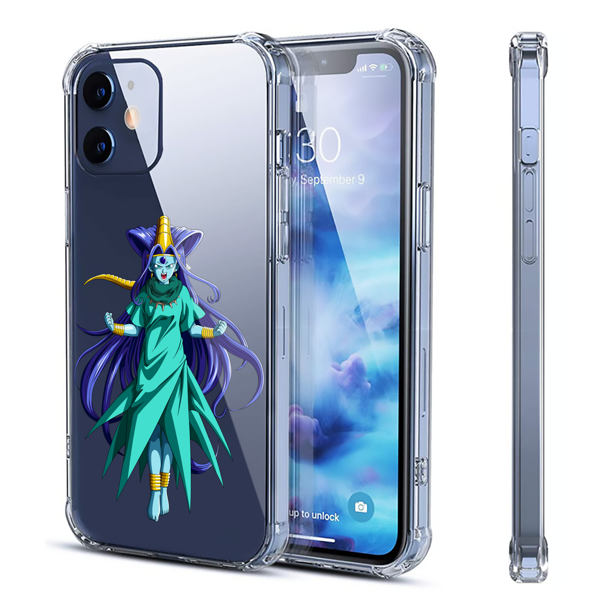 （画像用） ドラゴンボール DRAGON BALL 【iPhone 12シリーズ対応】透明スマホケース（クリアソフトケース）